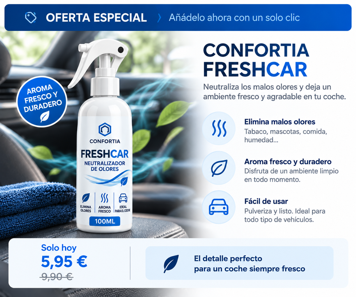 Confortia FreshCar™ | Neutralizador de Olores