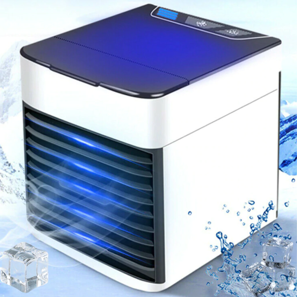 Confortia IceCool™ | Climatizador Portátil con Depósito de Agua y Función Hielo