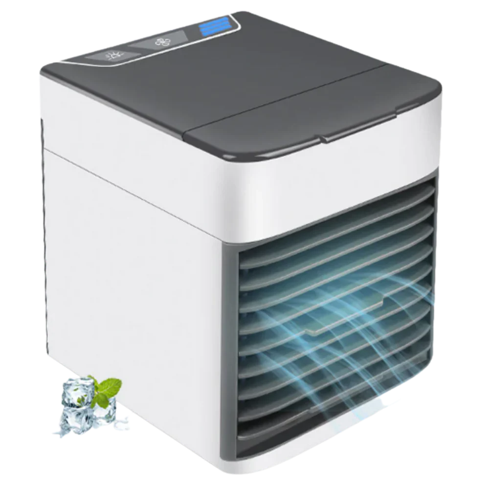 Confortia IceCool™ | Climatizador Portátil con Depósito de Agua y Función Hielo